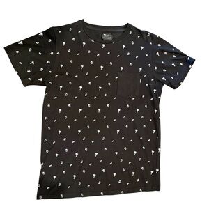 Men's Black Graphic T-Shirt
